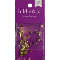 Blue Moon Findings Crimp Tube Metal Multi Pack Assorted Gold