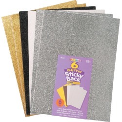 Glitter Sticky Back Foam Sheets 9\