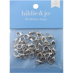 Blue Moon Findings Clasp Metal Value Pack Lobster 12mm Silver