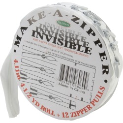 Make A Zipper Kit Heavy Duty - White
