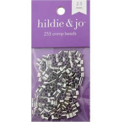 Blue Moon Findings Crimp Tube Metal 2.5mm Silver