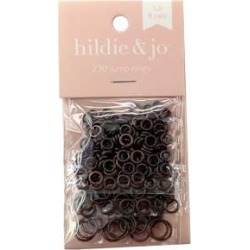 Blue Moon Findings Jump Ring Metal 5, 6 & 8mm Oxidized Copper