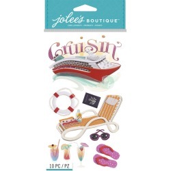 Jolee's Boutique Dimensional Stickers - Cruise - Paper Crafting - Scrapbook Supplies - Stickers at JOANN