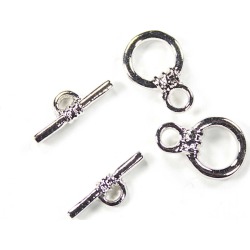 Blue Moon Beads - Findings Clasp Metal Toggle Value Pack 9mm Silver - Jewelry Findings - At JOANN Fabrics & Crafts