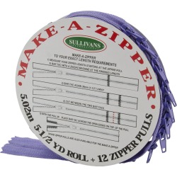 Make A Zipper Kit - Med Purple