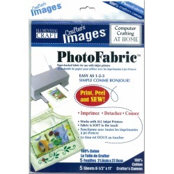 Blumenthal Craft Photofabric Cotton Canvas 5 - 8.5in X 11in Sheets