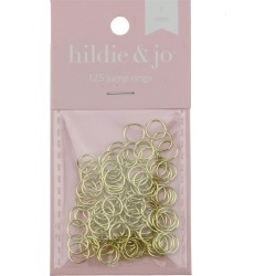 Blue Moon Findings Jump Ring Metal 7mm Gold