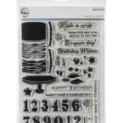 Pinkfresh Studio Clear Stamp Set 6"X8" Make A Wish