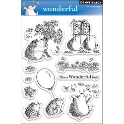 Penny Black Clear Stamps 5" x 7.5" Sheet - Wonderful - Paper Crafting - Stamping - Stamps at JOANN
