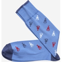 Johnston & Murphy Men's Lobster Socks - Blue - Size EACH