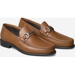 Johnston & Murphy Men's Neilson Bit Shoe - Cognac Italian Calfskin - Size 8.5 - M