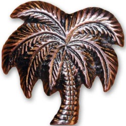 Buck Snort Hardware Palm Tree, Nickel