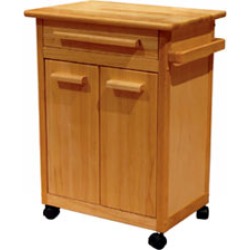 Winsome Wood Kitchen Cart, Beechwood