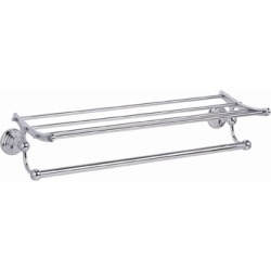 Alno Embassy Series 24 inch Wall Mounted Towel Rack in Polished Chrome found on Bargain Bro from Kitchen Source for USD $256.16