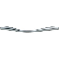 Hafele Modern Zinc Handle 125mm W x 24mm D x 9mm H Chrome Matt