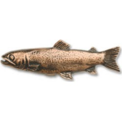 Buck Snort Hardware Long Trout, Pewter