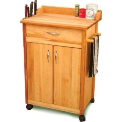 Catskill Craftsmen Cuisine Kitchen Cart w/ Drawers