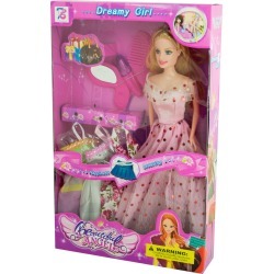 Dreamy Fashion Doll with Dresses & Accessories