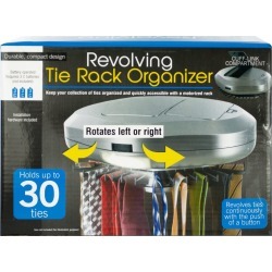 Revolving Tie Rack Organizer
