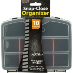 Snap-Close Tool Organizer Case