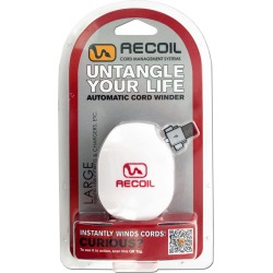 Recoil Large Spring-Loaded Automatic Cord Winder