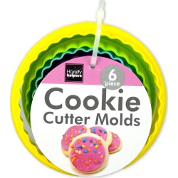 Round Flower Cookie Cutter Molds Set