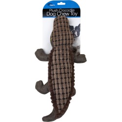 Plush Crocodile Dog Chew Toy