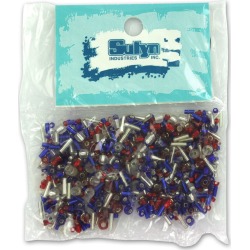 Red, White and Blue E-Bead Mix