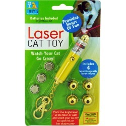 Laser Light Key Chain Toy for Cats
