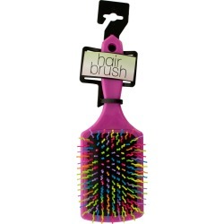 Rainbow Square Paddle Hair Brush