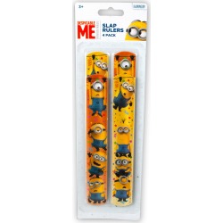 Minions 4 Pack Slap Bracelets