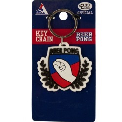 Beer Pong Key Chain