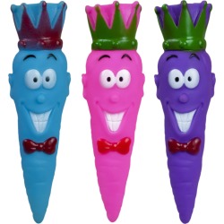 Colorful Carrot Dog Chew Toy