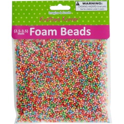 Multi-Colored Foam Craft Beads