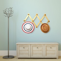 Expandable Wood Wall Rack