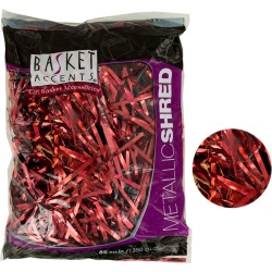 Red Metallic Gift Shred
