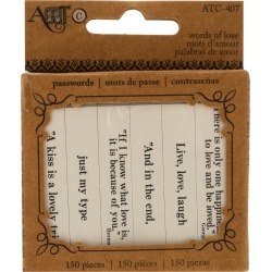 Words of Love Paper Craft Passwords