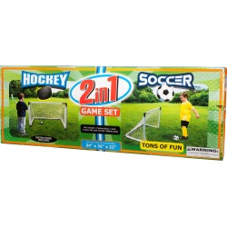 2 in 1 Soccer & Hockey Game Set