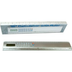 12 Inch Calculator with Ruler
