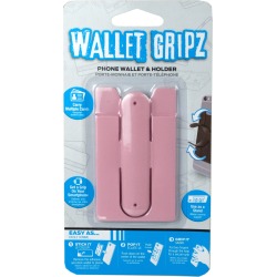 Wallet Gripz Phone Wallet and Holder in Pink