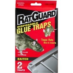 RatGuard 2 Pack Disposable Glue Traps in PDQ Display