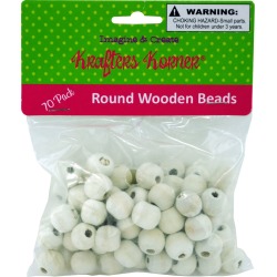 Round Wooden Beads