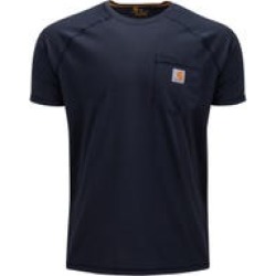 Carhartt Force Delmont Adult Short Sleeve T-Shirt in Navy Size Small found on Bargain Bro Philippines from lacrosse monkey for $21.99