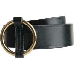Magee 1866 Luxury Leather Green Ring Belt