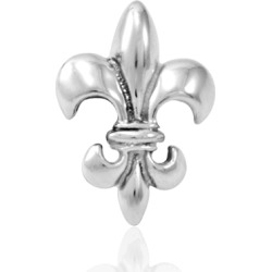 Fleur de Lis Tie Tack - Sterling Silver