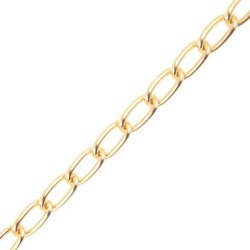 9MM CURB METAL CHAIN