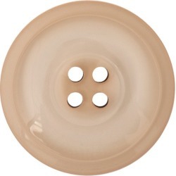 Contrast Back Fashion Button -27mm-TAN