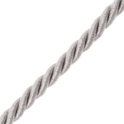 8MM fine Metallic Twist Cord â?? 61579 -8mm-LIGHT SILVER