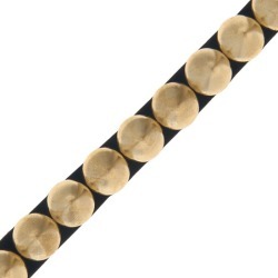 9MM IRON-ON SPIKE STUD TRIM-9mm-GOLD