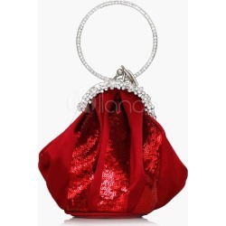 Fashion Silk Sequin Evening Bag in 4 Colors